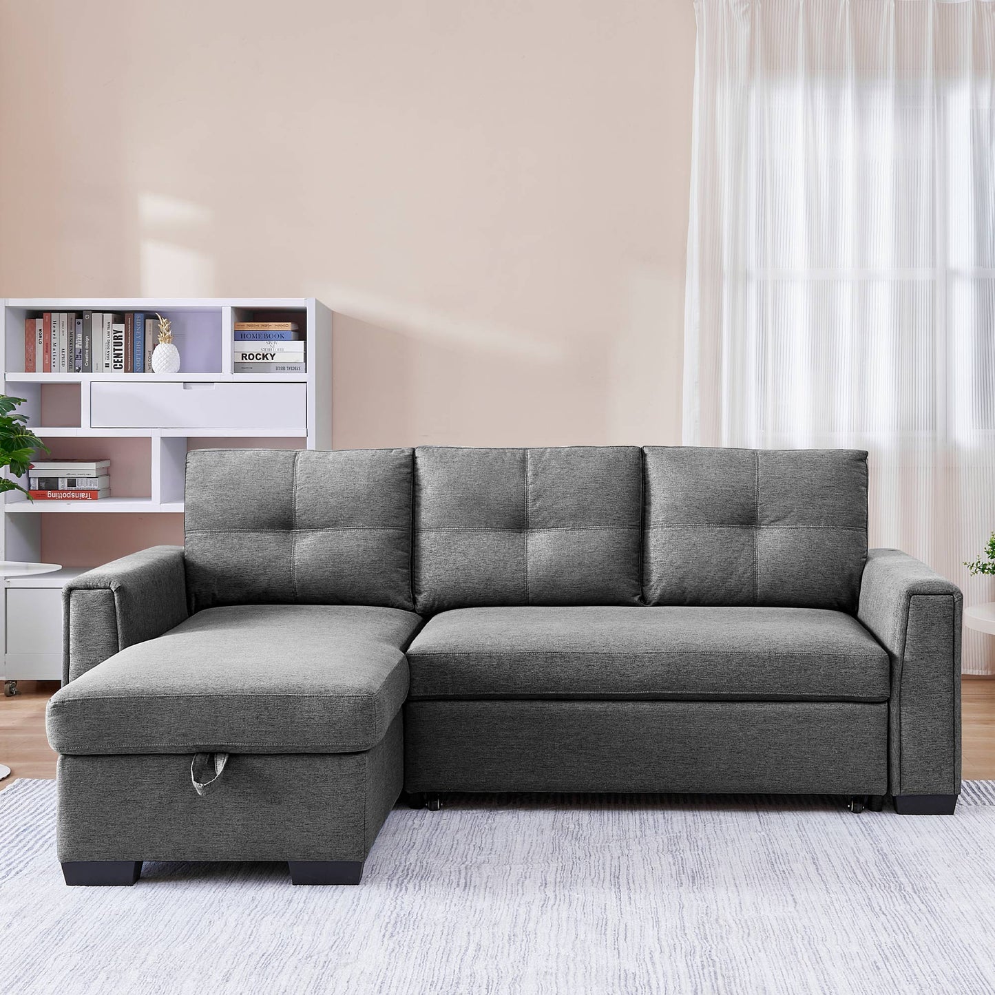 Mammoth 92" Sleeper Sectional Sofa Bed